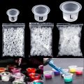 Tattoo Ink Cup Pack Of 100 PC  / 500 PC ( Small , Medium and Large ). 