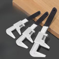 Universal F-Shaped Multifunctional Adjustable Wrench Pipe Pliers Large Opening Right Angle for Sewer Bathroom Water Pipe. 