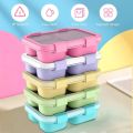 Bento Box Leakproof Lunch Food Storage with Stackable Design Carry Handles Office School for Kitchen Restaurant Use Lunch Box.