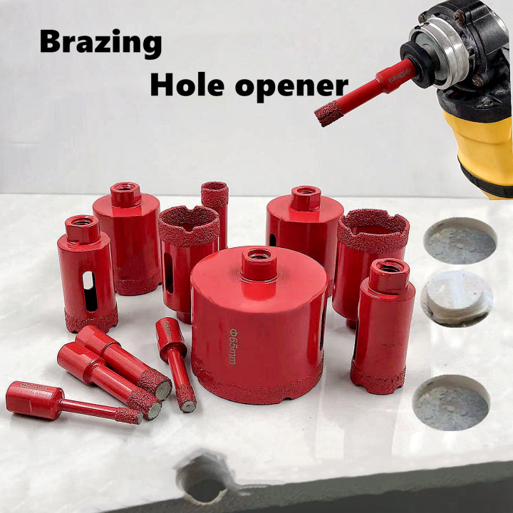 Meikela 6-100mm Diamond Brazed Core Dry Drill Bit For Porcelain Tiles Marble Glass Granite Hole Saw Cutter Cutting 1Pc