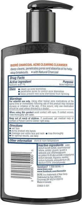 Bior%C3%A9%20Charcoal%20Acne%20Clearing%20Cleanser%20for%20Oily%20and%20Acne%20Prone%20skin,%206.77%20Ounces,%20Salicylic%20Acid%20Acne%20Treatment,%20Daily%20Face%20Wash,%20Dermatologist%20Tested(Canada)%20-%20Image%205