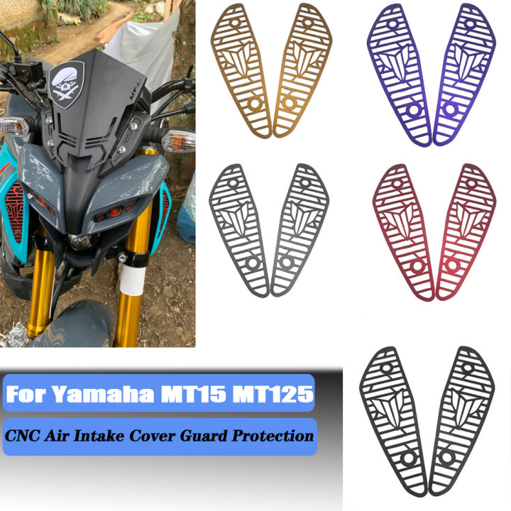 Motorcycle Accessories CNC Air Intake Cover Guard Protection For Yamaha mt125 MT-125 MT 125 15 2020 MT15 MT-15 2018 2019 2020