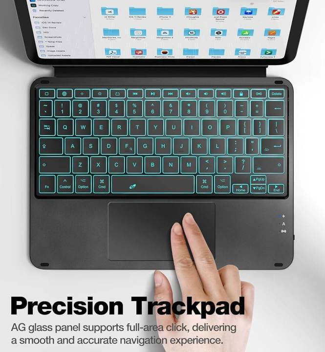 Dracool%20Magic%20Keyboard%20Case%20for%20iPad%20pro%2011%20and%20Air5/4%20iPad%20Pro%2011%204th/3rd/2nd/1st%20Gen)%20Case%20with%20Keyboard%20Magnetic%20Detachable%20Two-Piece%20Magic%20Style%20Keyboard%20Folio%20Multi-Touch%20Trackpad%20Backlit%20US%20-%20Black%20-%20Image%206