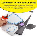 A4 Self-Adhesive Magnetic Sheets Fridge Magnets Flexible Rubber Magnet Sheets Mats for Refrigerator Crafts Photos Cutting Decor. 