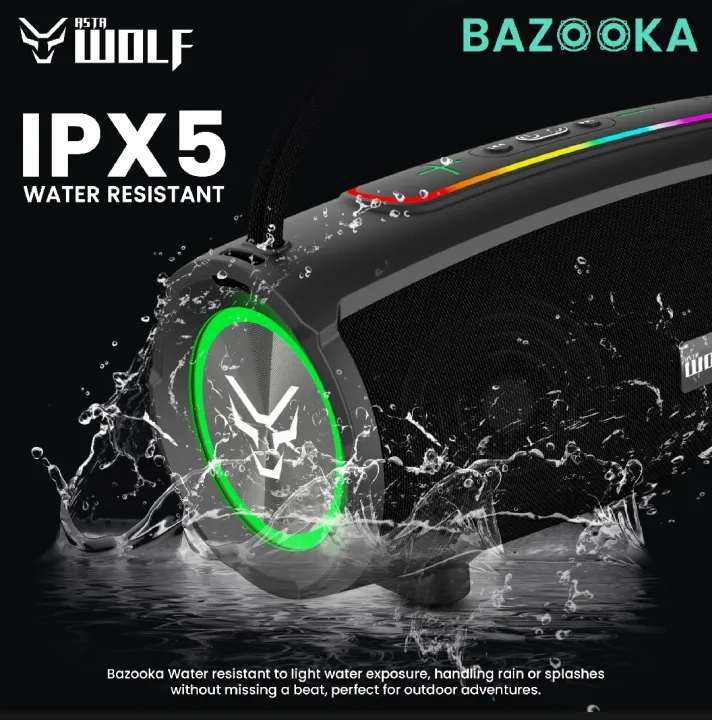 Asta%20WOLF%20BAZOOKA%2040W%20Bluetooth%20Speaker%20%7C%208000mAh%20Battery%20%7C%207%20Hours%20Playtime%20%7C%20RGB%20Lights%20%7C%20IPX5%20Water%20Resistant%20%7C%20Dual%20Fusion%20Mode%20%7C%20USB,%20TF,%20AUX%20-%20Image%205