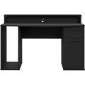 Warrior Gaming Desk Gaming Desk Computer Desk Workstation For Large PC Gaming Desk Or Home Office Desk Perfect Black Desk With Drawers & Storage. 