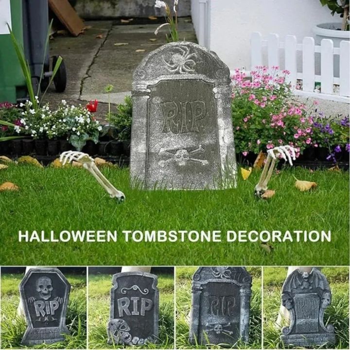 4pcs%20Halloween%20Yard%20Signs%20Tombstone%20Decoration%20Cemetery%20Foam%20Haunted%20House%20Graveyard%20for%20House%20Outdoor%20Party%20Prank%20Props%20-%20Image%205
