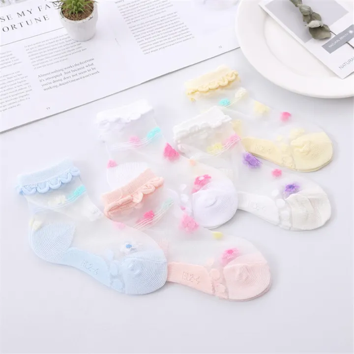 5%20Pairs/Lot%20Girls%20Socks%20Summer%20Breathable%20Children%20Short%20Ankle%20Socks%20For%201-12%20Years%20Kids%20Soft%20Cotton%20Lace%20Princess%20Mesh%20Socks%20-%20Image%202