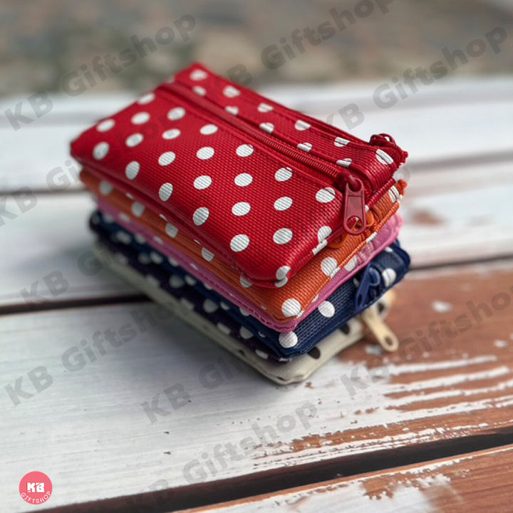 KB%20wholesale%20premium%20giveaways%20gift%202%20zipper%20Coin%20Purse%20Wallet%20coin%20purse%20card%20holder%20(12%20cards)%20multicolor%202.5x5%20inches%20dot%20-%20Image%207