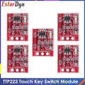5Pcs TTP223 Touch Key Switch Module Touching Button Self-Locking/No-Locking Capacitive Switches Single Channel Reconstruction. 