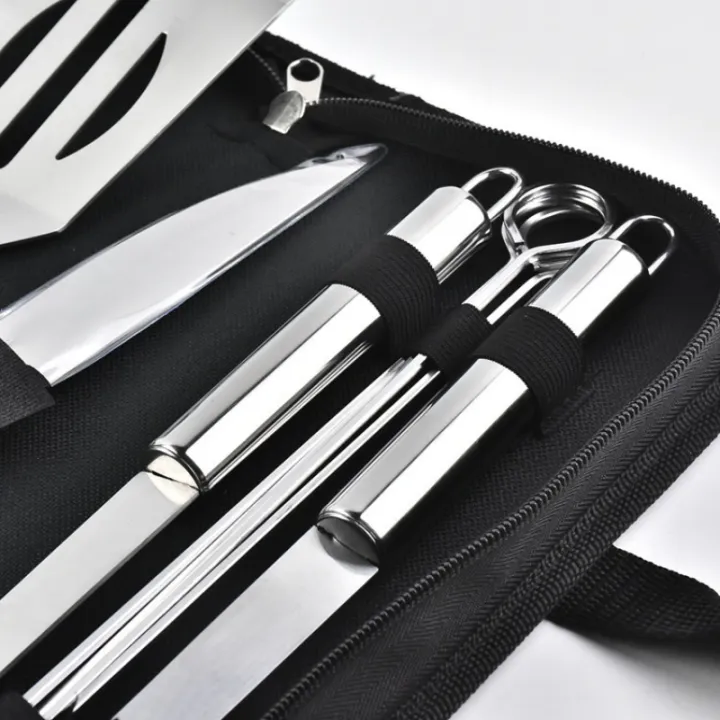 Stainless%20steel%20oven%20set%20barbecue%20combination%20tool%20outdoor%20BBQ%20barbecue%20set%20barbecue%20set%20storage%20portable%20cloth%20bag%20baking%20tool%20-%20Image%206