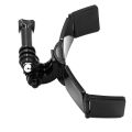 Full Face Helmet Chin Mount Holder for Hero 11 10 9 8 7 DJI Insta360 Camera Strap Flodable Front Chin Mount Accessory.