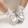 Meckior New Baby Flash Canvas Sneakers Baby Boys Girls Sports Shoes Infant First Walkers Toddler Soft Sole Anti-slip Baby Shoes. 