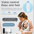 1~4pcs Tuya Zigbee Temperature Humidity Sensor APP Remote Control For Smart Home Work With Tuya Yandex Alexa ZHA Zigbee2MQTT. 