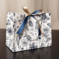 New Bags Mother's Day Wrapping Bags Floral Paper Bags Tote Bags Birthday Paper Bags Premium Bags with Ribbon.