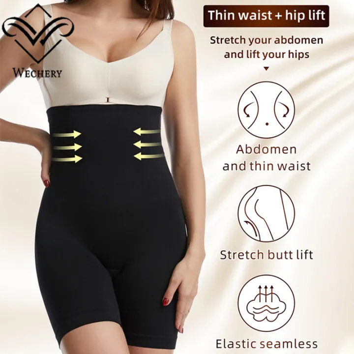 Wechery%20Shapewear%20Women%20Tummy%20Control%20High%20Waist%20Shapers%20Panties%20Butt%20Lifter%20Safety%20Pants%20Underwear%20No%20Pad%20-%20Image%203