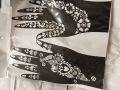 new mehndi sticker design for 2 hands. 