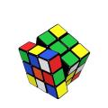 Multi-Color Plastic Rubik's Cube – Classic Puzzle Toy for All Ages. 