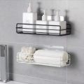 Bathroom kitchen Punch Corner Frame Shower Shelf Wrought Iron Shampoo Storage Rack Holder bathroom accessories. 