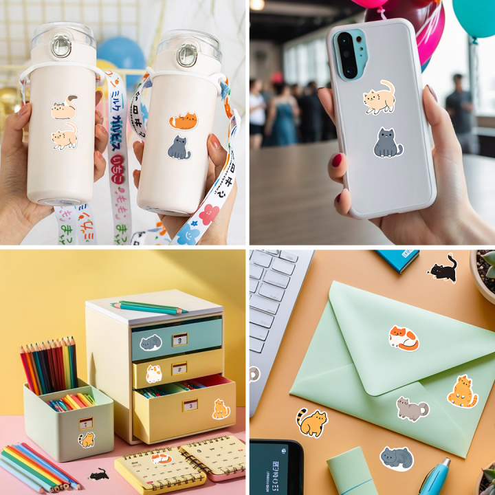 500Pcs/Roll%20Cute%20Pet%20Mimi%20Cats%20Stickers%202.5cm/1.0''%2016%20Designs%20Decals%20Diy%20Adorn%20s%20Suitable%20for%20Various%20Packaging%20Home%20Decor%20-%20Image%206