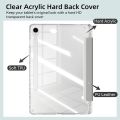 Clear Case for Samsung Galaxy Tab S9 11 S9 FE A9 8.7 inch A9 Plus S10 FE S9 Plus S10 Plus 12.4 Y-shaped Casing with Pencil Holde.