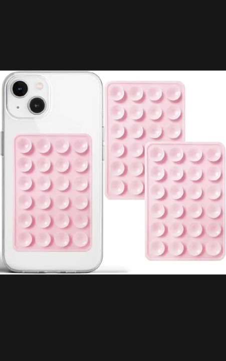 ADHESIVE SIDE SILICONE SUCTION PAD MOBILE PHONE HOLDER DIFFERENT COLOR AVAILABLE