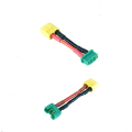 2Pcs XT60 Male Female to Deans Mini Tamiya XT30 EC3 MPX Tamiya Male Female Connector Adapter with 14awg 4cm wire for RC Battery. 