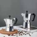 New Aluminum Moka Pot Household 50ml-600ml Latte Stove Classic Coffee Maker Espresso Percolator Coffee Extraction Pot. 