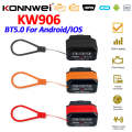 KONNWEI KW906 ELM327 V1.5 PIC18F25K80 OBD2 Scanners Bluetooth 5.0 For Android/IOS ELM 327 OBD 2 Car Diagnostic Tool Code Reader. 