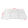 1PCS Stainless Steel Mat Net Grid Shape Rectangle Grill Grilling Mesh Net BBQ Tools Square Barbecue Net Barbecue Stove Parts. 