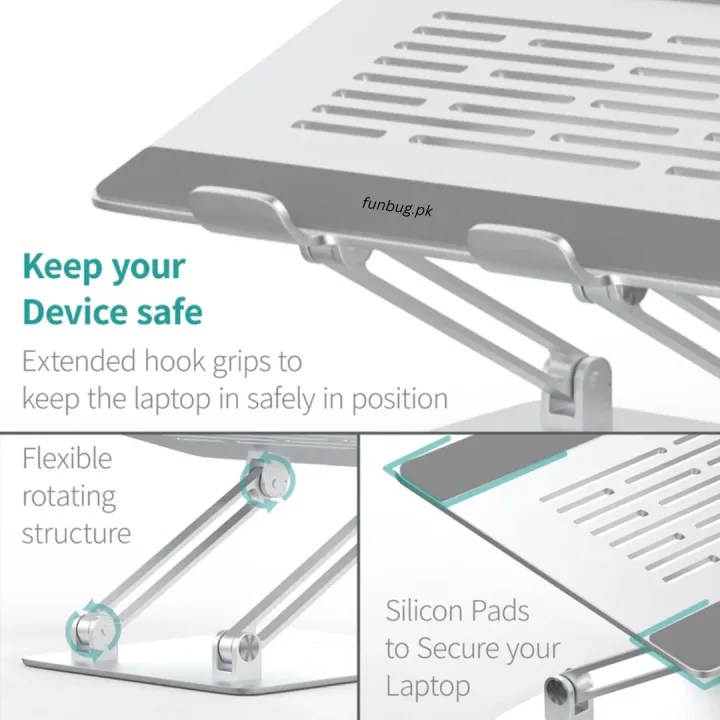 %E3%80%901KG%E3%80%91%20Metal%20Laptop%20Stand%20Aluminium%20~%20Portable%20Aluminum%20Alloy%20Base,%20Foldable%20Laptop%20Metal%20Stand%20Cooling%20Pad%20with%20Adjustable%20Height%20&%20Anti%20Slip%20Rubber%20Grips%20~%20Compatible%20with%20All%20Laptops,%20Tablet,%20Notebook%20~%20Silver%20by%20FunBug%20-%20Image%207