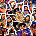 WWE Superstars Roman Seth Sticker Sheet. 