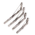 Motorhome Silver Finish Thickened Stainless Steel Mini Folding Table Car Accessories Campervan Folding Bracket Table Shelf.