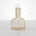 INS Style Nordic Transparent Glass Vase Ornaments Home Creative Simple Living Room Dried Flower Arranger Decoration. 