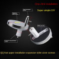 Plastic Toilet Seat Hinge Repair Bolts + Fitting Screws +Washers Kit Accessories Universal Household Replacement.