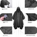 1PC Rain Coat Travel Raincoat Waterproof Rain Poncho Hooded Sun Shelter For Outdoor Camping Hiking Fishing Cycling Climbing. 