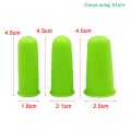 3Pcs Silicone Fingers Cap Anti-cut Heat Resistant Finger Protector Cooking Tool. 