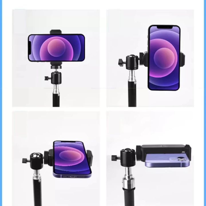 Selens%20Universal%20Mobile%20Phone%20Clip%20Bracket%20Holder%20360%20Rotation%201/4%20Screw%20Ballhead%20for%20Tripod%20%20Stand%20Monopod%20%20Liveing%20Photo%20Vlog%20-%20Image%204