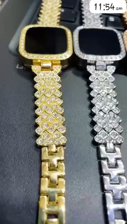Elegant Women’s Digital Watch with Diamond Accents Luxury Stainless Steel Band Wrist Watch for Ladies Stylish Fashion Watch for Casual & Formal Wear