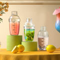 Plastic Cocktail Shaker Martini Hand Shaker Cup with Scales 350ml/530ml/700ml/1000ml Milk Tea Wine Drink Shaker Mixer Bar Tool. 