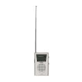 INDIN BC-R60 AM FM Portable Pocket Radio Telescopic Antenna Mini Radio Music Player Built-in Speaker for House & Outdoor. 