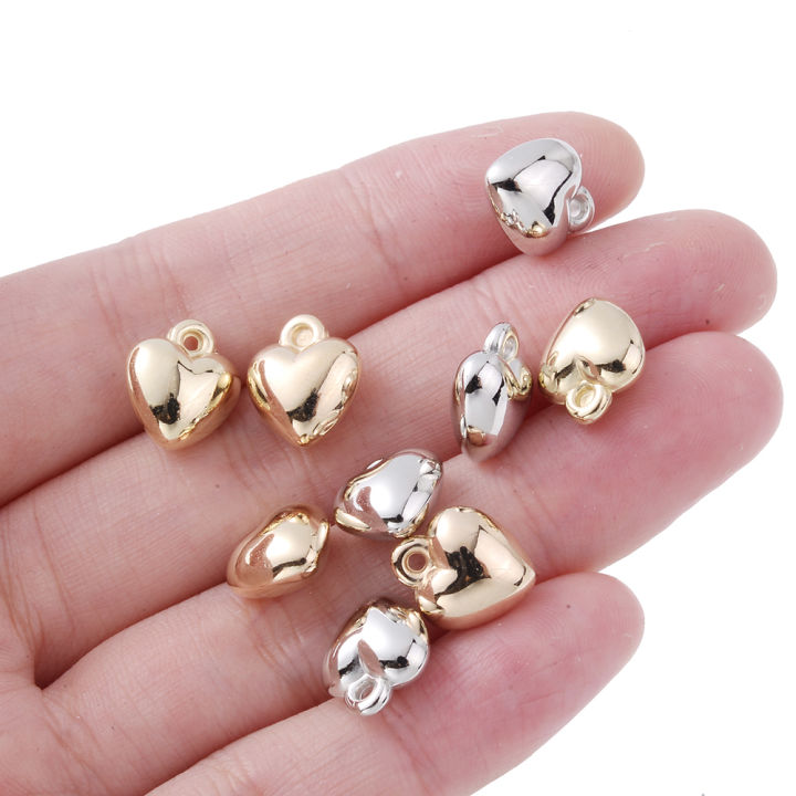 iYOE%2050pcs%206-18mm%20Gold%20Color%20Heart%20Charms%20CCB%20Plastic%20Spacer%20Beads%20For%20Making%20Bracelet%20Earring%20Necklace%20Pendant%20DIY%20Jewelry%20-%20Image%202