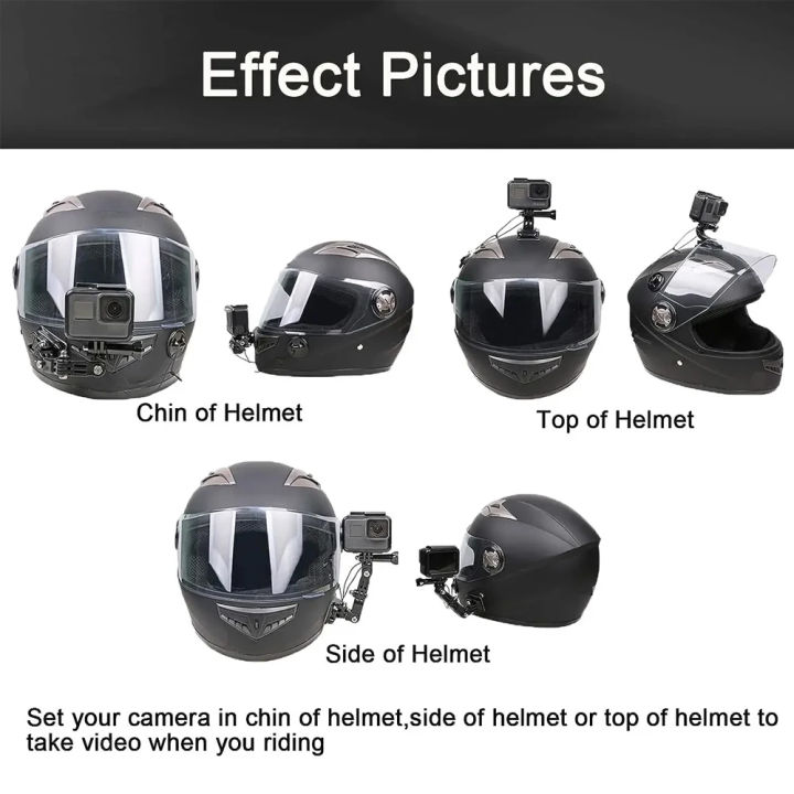 Motorcycle%20Helmet%20Mount%20Holder%20Accessories%20Kit%20for%20%20Hero%2013%2012%2011%2010%209%208%20Insta360%20AKASO%20SJCAM%20SJ4000%20%20Osmo%20Action%20Camera%20-%20Image%207
