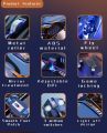 SKYLION F7 Wired 6 Keys Mouse Colorful Lighting Gaming and Office For Micro soft Windows and  l0S System. 