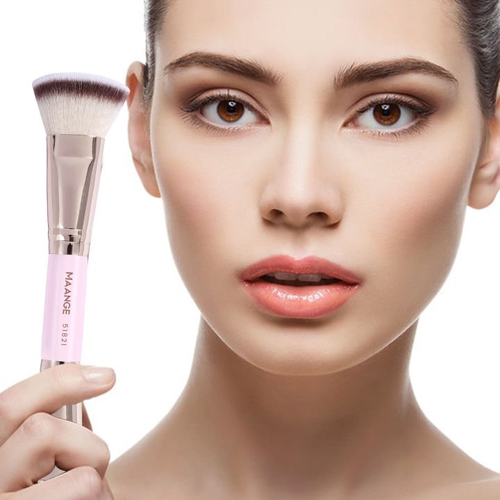 MAANGE%202PCS%20Foundation%20Brush%20Set%20for%20Liquid%20Cream%20Powder%20Contour%20Buffing%20Blending%20Concealer%20Face%20Brush%20Cosmetic%20Makeup%20Tools%20-%20Image%202