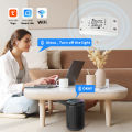 Smart Home House Wifi Wireless Remote Switch Breaker Domotic LED Light Controller Module Alexa  Home Smartlife Tuya APP. 