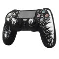 Soft Silicone Cover For PS4 Controller Case, 360° Full Protection, Sweatproof Anti-Scratch,No Fading, with Thumb Stick Caps.