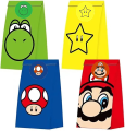 Super Mario Birthday Party Gift Bags Candy Bags Goody Bags Mario Birthday Party Supplies. 
