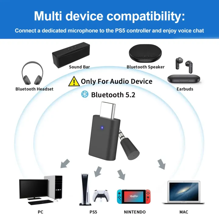 USB-C%20Qualcomm%20AptX-Adaptive%20Bluetooth%205.2%20Transmitter%20for%20PC/Mac/PS5,%20Dual%20Connection%20Audio%20Dongle%20Adapter%20-%20Image%205