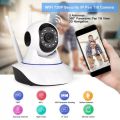 IP Wireless Triple Antenna Wifi Camera HD 960 P - Night Vision Feature - Audio Input & Output -. 